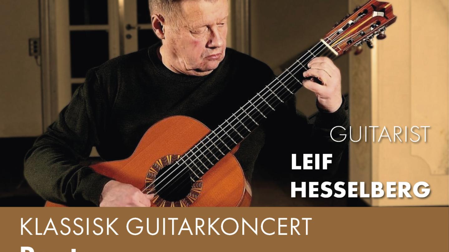 Guitarist Leif Hesselberg spiller klassisk guitar