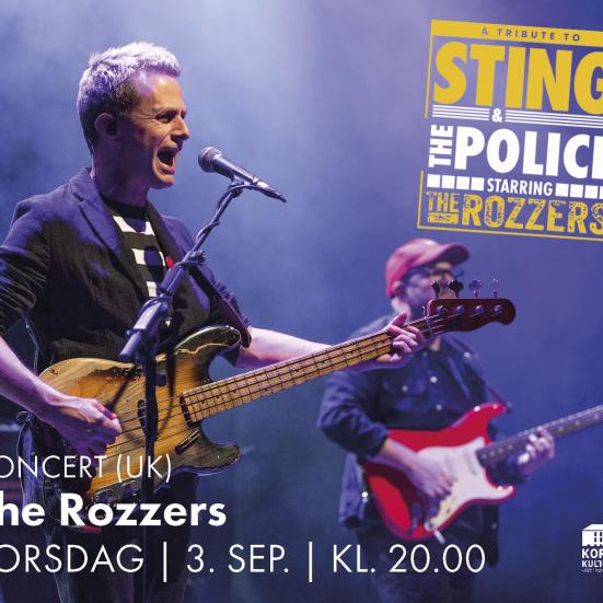 The Rozzers på scenen, tribute til Sting og The Police